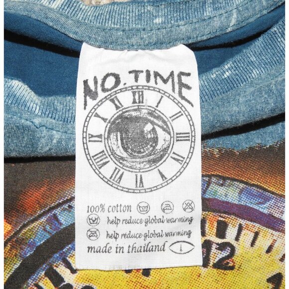 Pink Floyd No Time Brand Blue Stonewash Short Sleeve T-Shirt Tee Adult Large - Picture 3 of 7